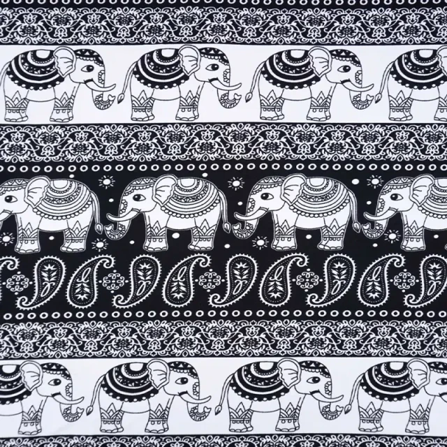 Paisley Elephant Interlock | PI016-NA2820